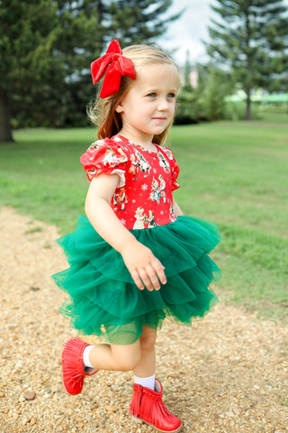 Vintage Christmas Tulle Dress-Ready to Ship