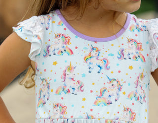 Unicorn and Rainbow Dreams- Bamboo Playset **Pre-Order ETA End of July**