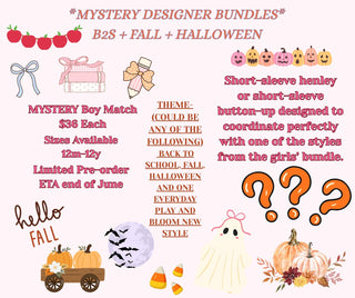 Designer Mystery Boy Match **Pre-order Ships End of June**
