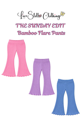 Bamboo Flare Pants **Pre-Order ETA early January**