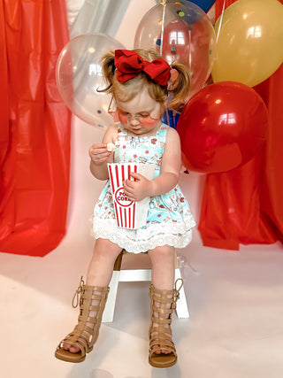 The Circus is in Town- Skirted Romper-RTS
