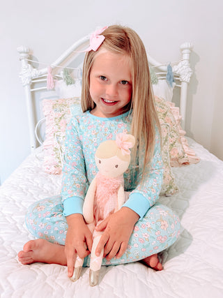 Blue Ditsy Floral 2 Piece Set