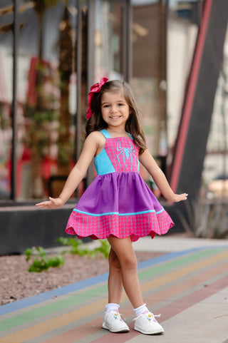 Hero Squad-Webbed in Pink Tunic Set **Pre-Order ETA end of September**