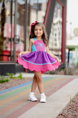 Hero Squad-Webbed in Pink Tunic Set **Pre-Order ETA end of September**