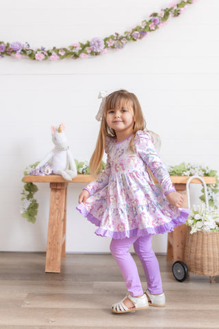 Glimering Unicorn Dream Twirl Dress Set