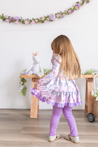 Glimering Unicorn Dream Twirl Dress Set
