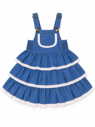 Denim Overall Dress Set **Pre-Order ETA early January**