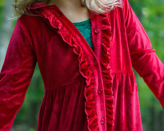 Red Velvet Crush Cardigan Set **Pre-Order ETA Early January**