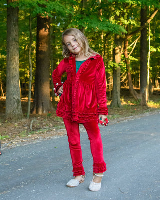 Red Velvet Crush Cardigan Set **Pre-Order ETA Early January**