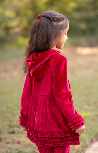Red Velvet Crush Cardigan Set **Pre-Order ETA Early January**
