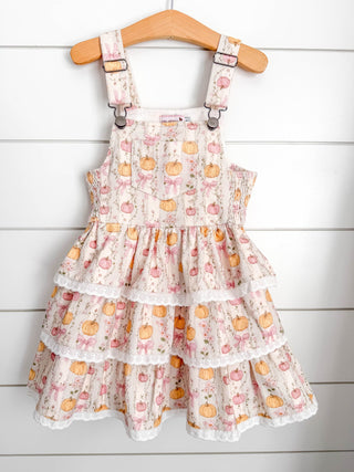 Blushing Pumpkins Overall Dress **Pre-order ETA end of October**