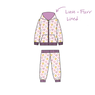 Lilac Kitty Friends Jogger Set **PRE-ORDER ETA 8 WEEKS**