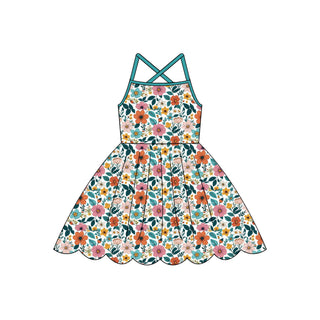 Harvest Peonies Activewear Dress **Pre-Order ETA Ships end of Sept.**