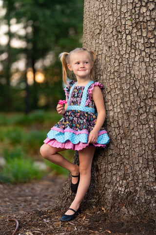 Retro Cool Academy Pinafore **Pre Order ETA End of July**