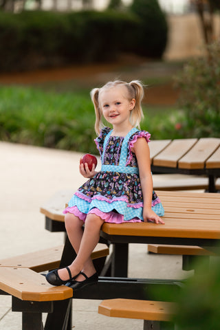 Retro Cool Academy Pinafore **Pre Order ETA End of July**