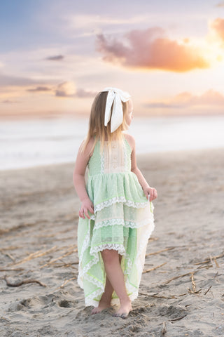 Tiana's Ocean Dance Hi-Lo Dress Set **Pre-Order Ships end of May**