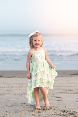 Tiana's Ocean Dance Hi-Lo Dress Set **Pre-Order Ships end of May**