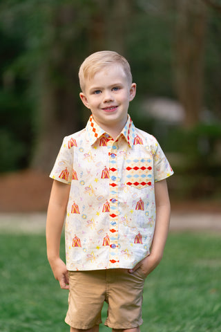 Under The Big Top Boy Shirt **Pre Order ETA Mid-End of July**