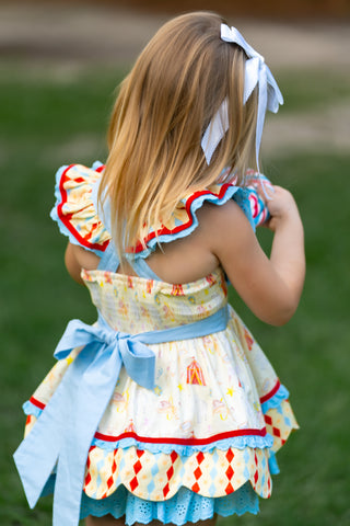 Under The Big Top Pinafore **Pre Order ETA Mid-End of July**