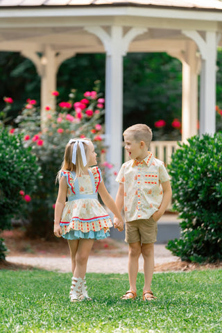Under The Big Top Pinafore **Pre Order ETA Mid-End of July**
