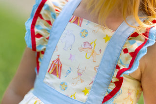 Under The Big Top Pinafore **Pre Order ETA Mid-End of July**