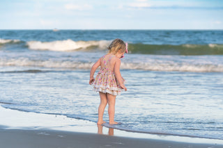 Sunflower Petals Skirted Romper