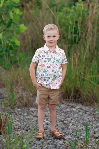 Dino Adventure Boy Shirt **Pre-Order ETA end of September*