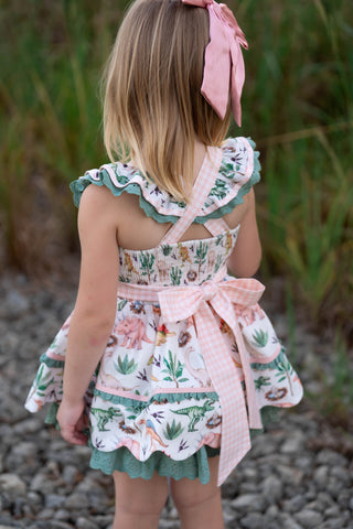 Dino Adventure Pinafore **Pre-Order ETA end of September*