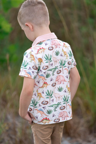 Dino Adventure Boy Shirt **Pre-Order ETA end of September*
