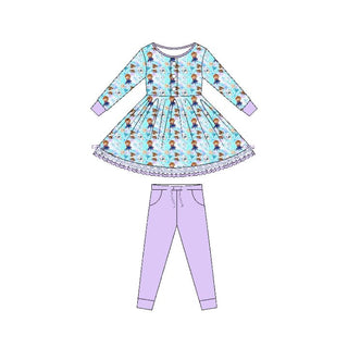 Enchanting Frosted Fairtale Bamboo Lounge 2 Piece Set