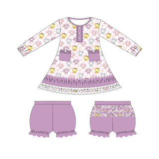 Lilac Kitty Friends Gown **PRE-ORDER ETA 8 WEEKS**