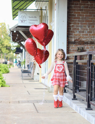 Sweetheart's Tartan Overalls- **Pre-Order ship early Jan**