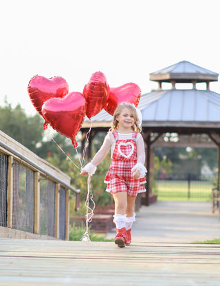 Sweetheart's Tartan Overalls- **Pre-Order ship early Jan**