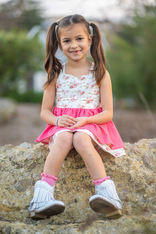 Rosy Bouquest Bliss-Tunic Set