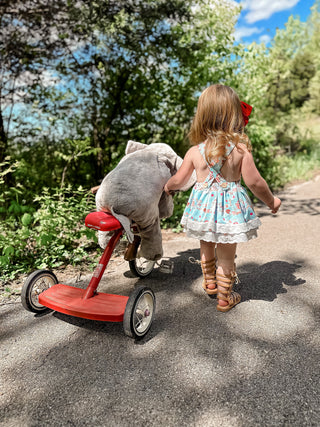 The Circus is in Town- Skirted Romper-RTS