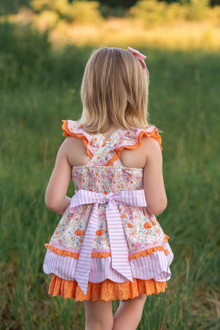 Pumpkin Patch Cutie Pinafore**Pre-Order mid September**