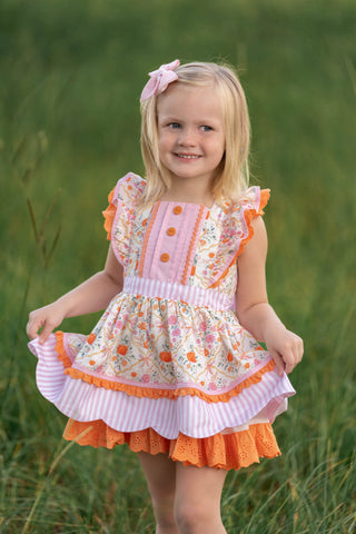 Pumpkin Patch Cutie Pinafore**Pre-Order mid September**