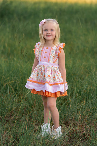 Pumpkin Patch Cutie Pinafore**Pre-Order mid September**
