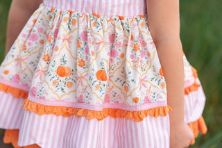 Pumpkin Patch Cutie Pinafore**Pre-Order mid September**