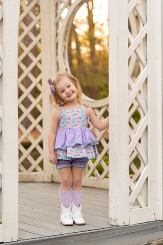Birthday Wishes Tunic Set-Ready to Ship