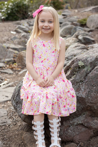 Pink Summer Bliss Twirl Dress-Pre-Order ETA JUNE