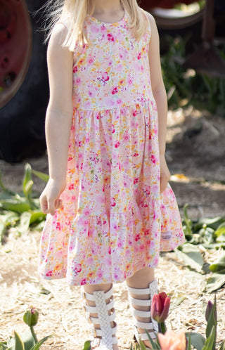 Pink Summer Bliss Twirl Dress-Pre-Order ETA JUNE