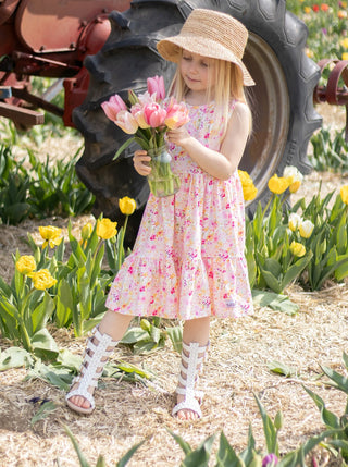Pink Summer Bliss Twirl Dress-Pre-Order ETA JUNE