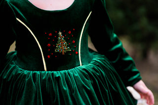Noelle Emerald Royale Couture Dress **Pre-Order ETA end of November**