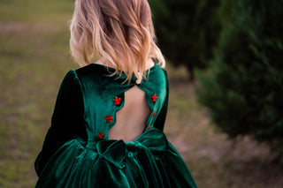 Noelle Emerald Royale Couture Dress **Pre-Order ETA end of November**