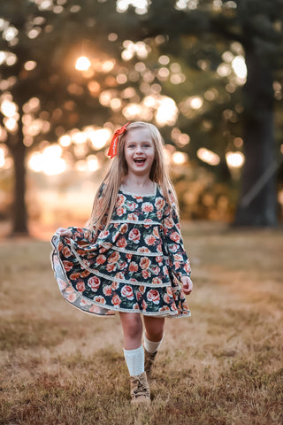 Vintage Blue Floral