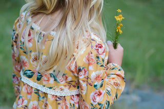 Fall Vintage Floral-Mustard
