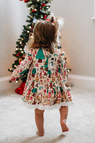 Christmas Wishes Twirl dress
