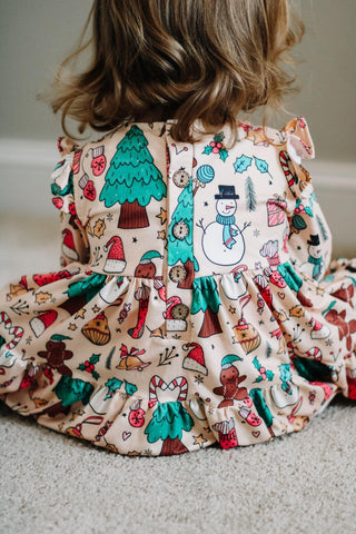 Christmas Wishes Twirl dress