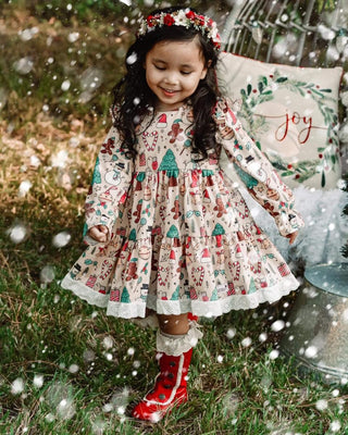 Christmas Wishes Twirl dress